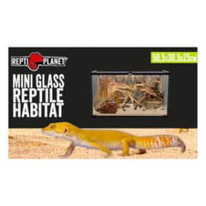 REPTI PLANET GLASS TERRARIUM 50.5CM X 30.5CM X25CM